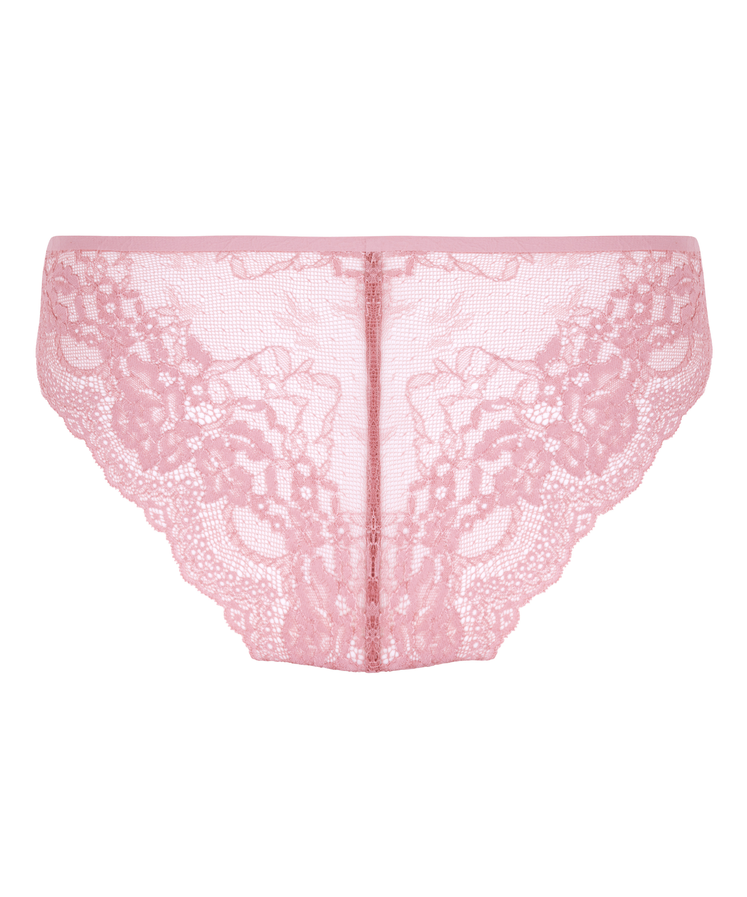 Slip br&eacute;silien Invisible Lace Back, Rose, main