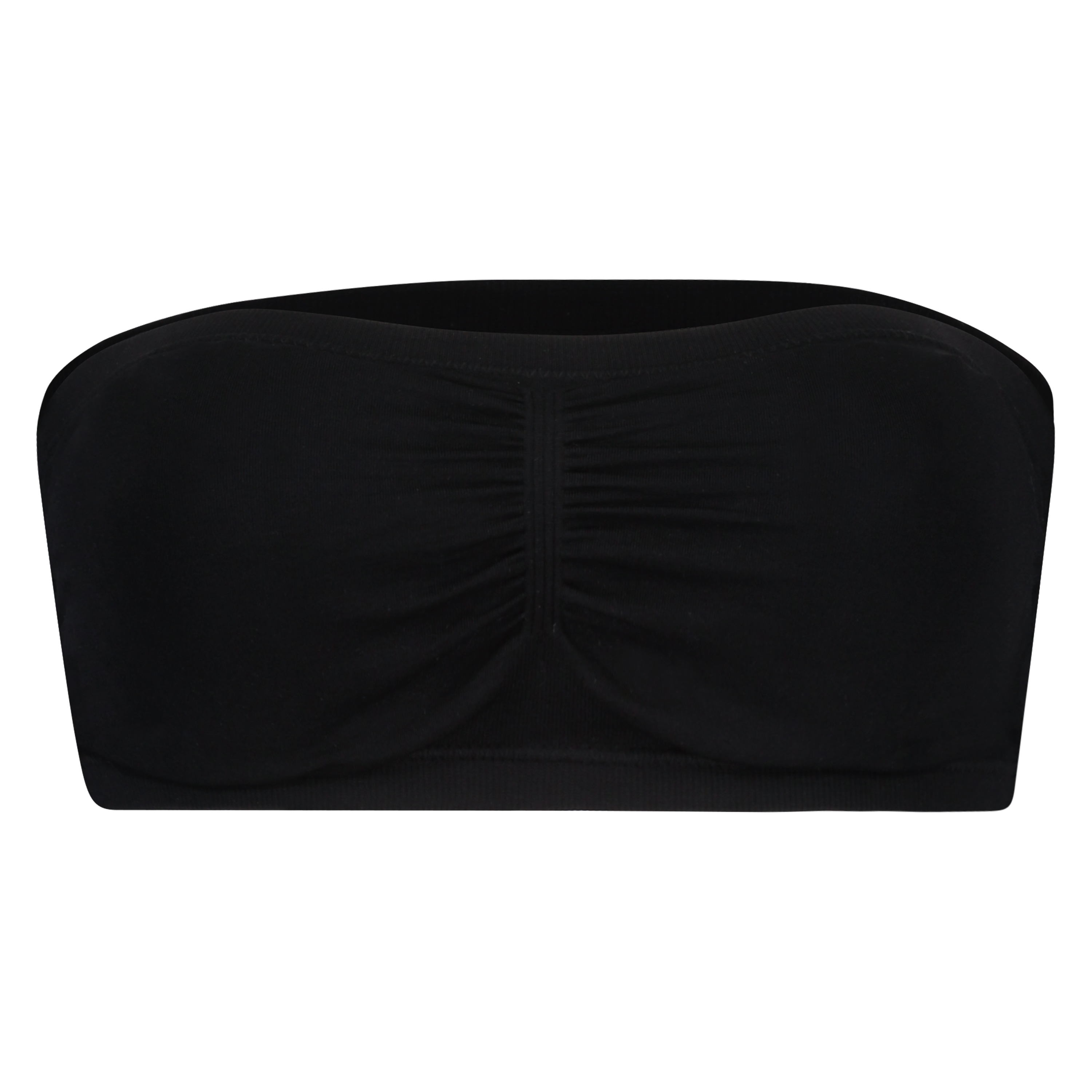 Top bandeau Seamless, Noir, main