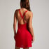 Slipdress Satin, Rood
