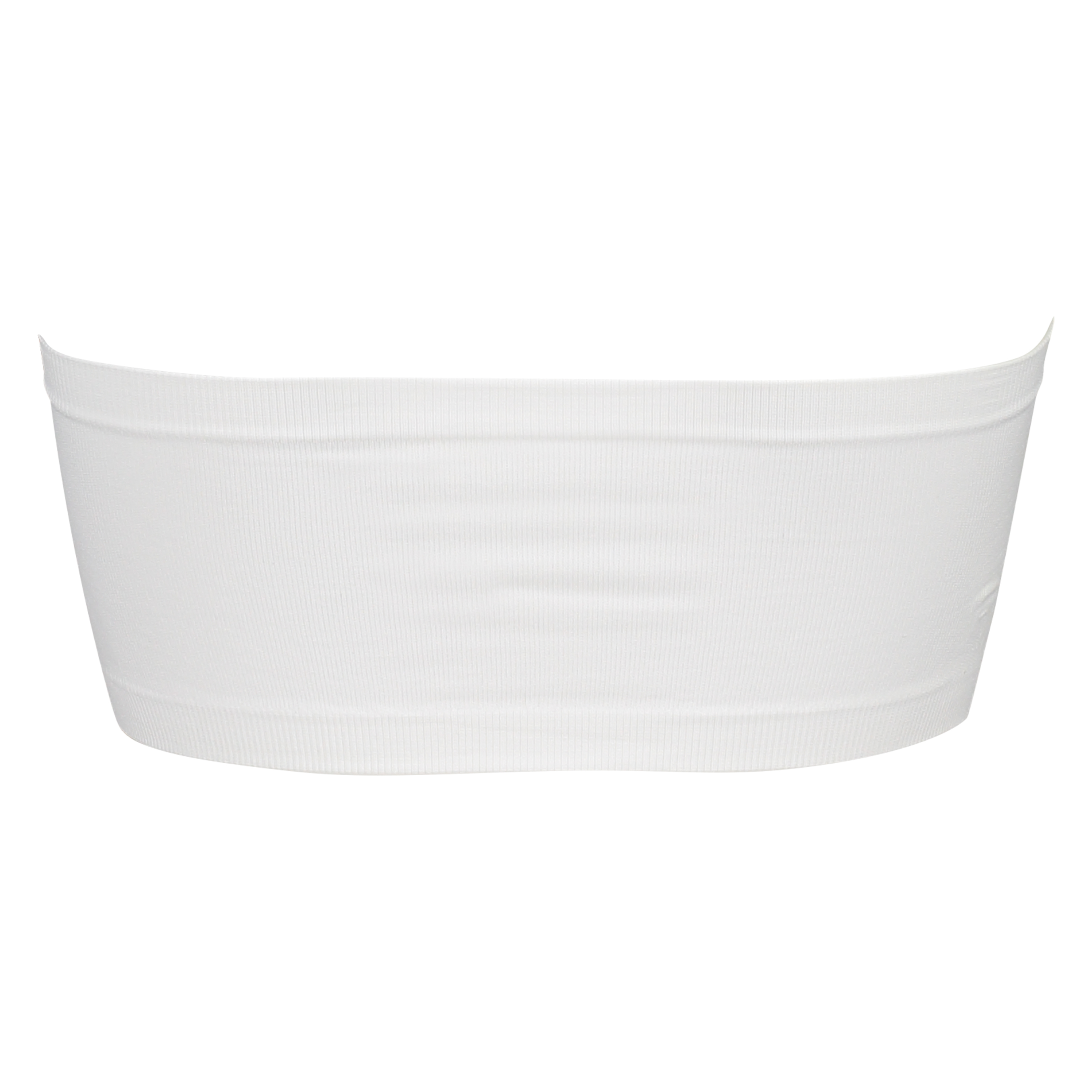 Naadloze bandeau top, Wit, main