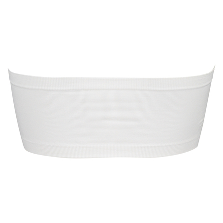 Naadloze bandeau top, Wit