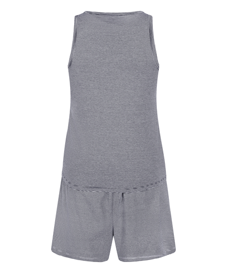 Pyjamaset Singlet Jersey, Blauw