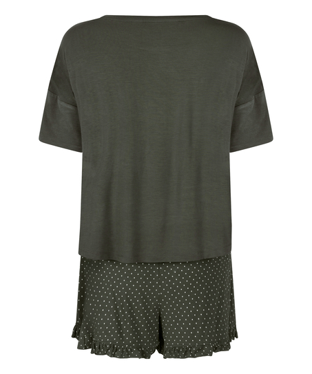 Jersey pyjamaset, Groen