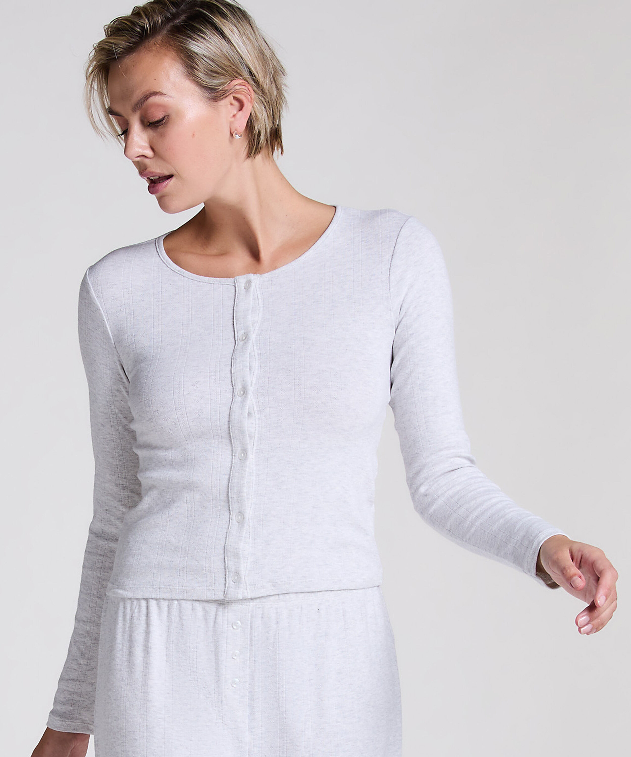 Haut de pyjama, Gris Haut de pyjama, Gris