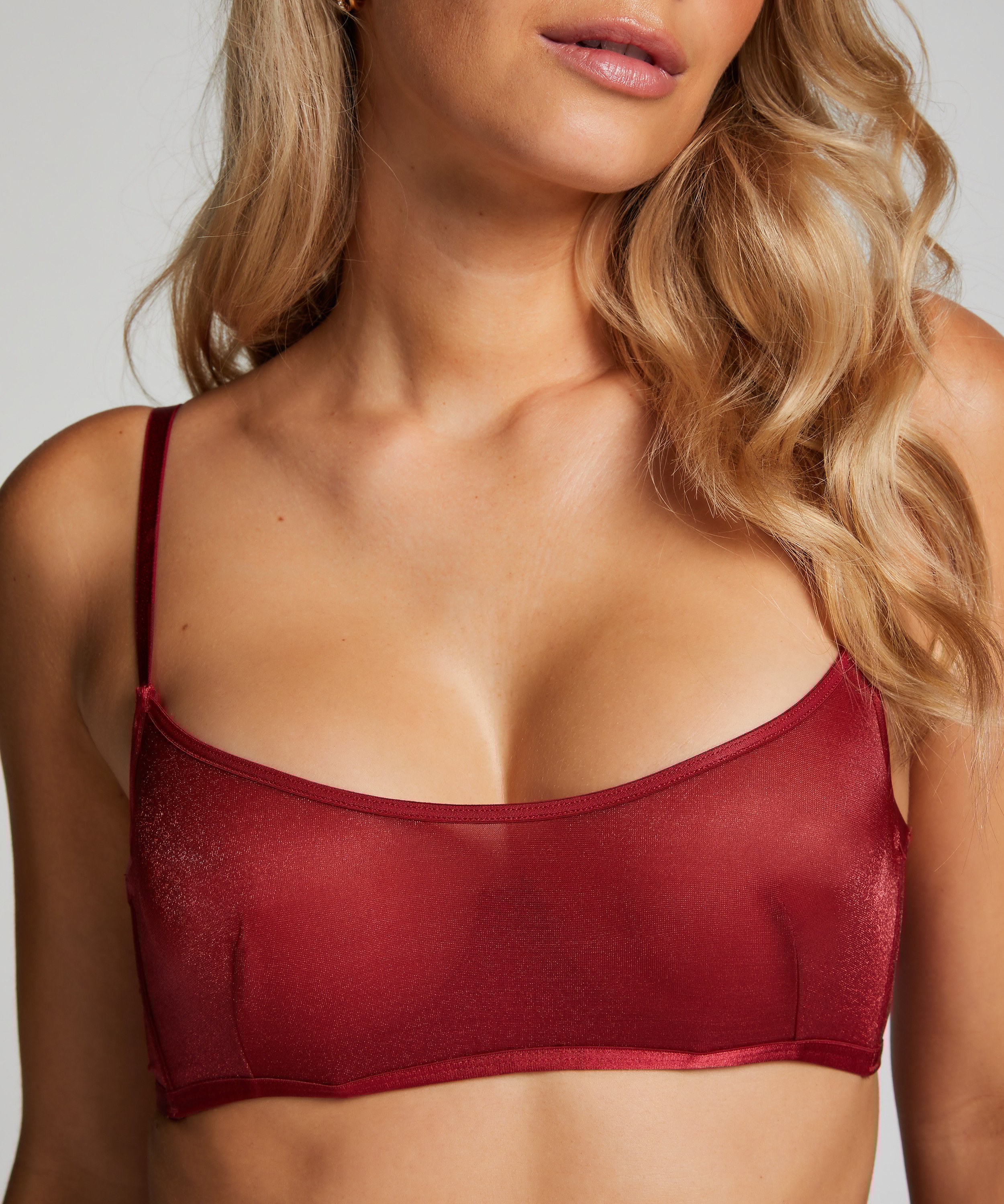 Niet-voorgevormde beugel bh Ivana, Rood, main