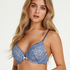 Voorgevormde push-up beugel bh Rose, Blauw