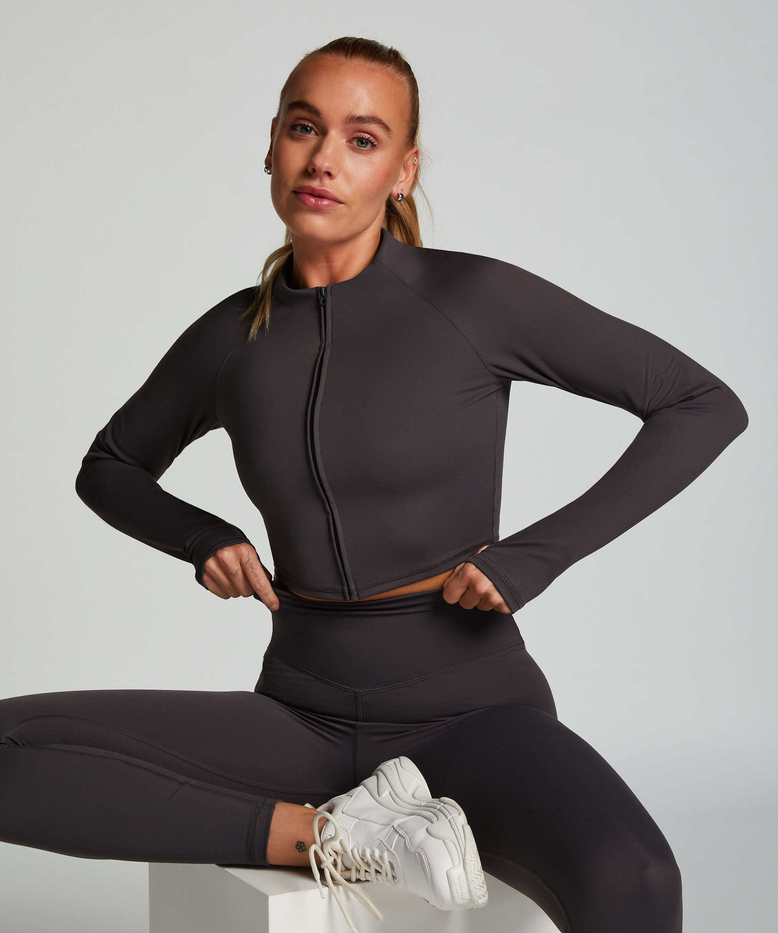 HKMX Veste de sport, Gris