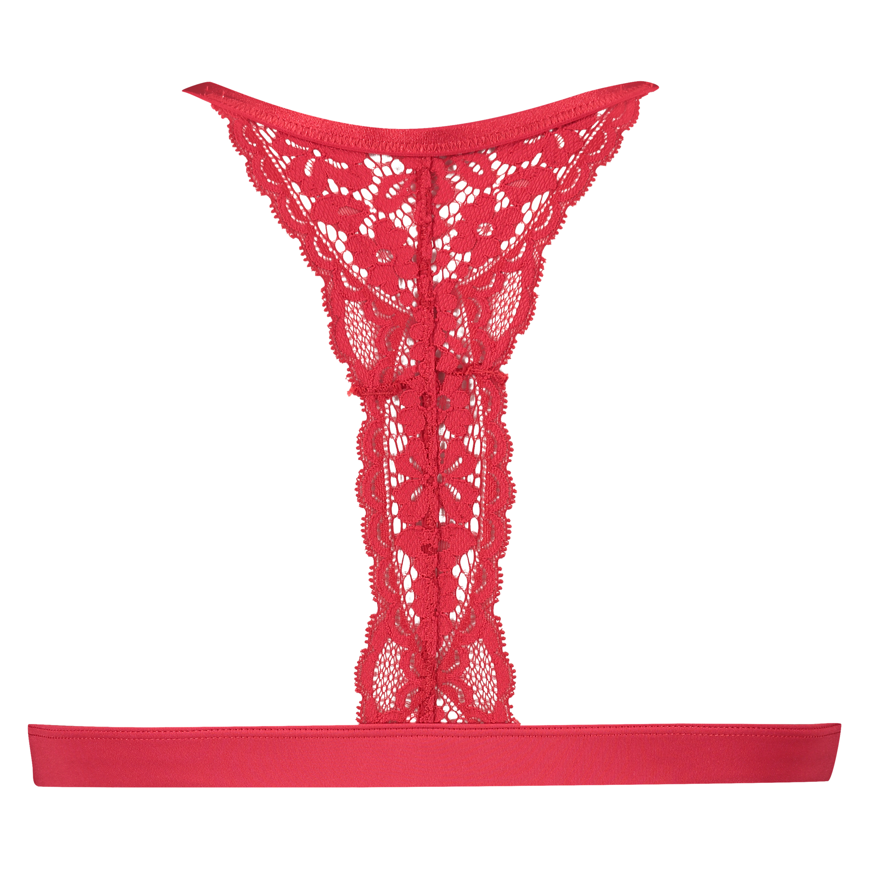 Brassi&egrave;re triangulaire moul&eacute;e Rose, Rouge, main