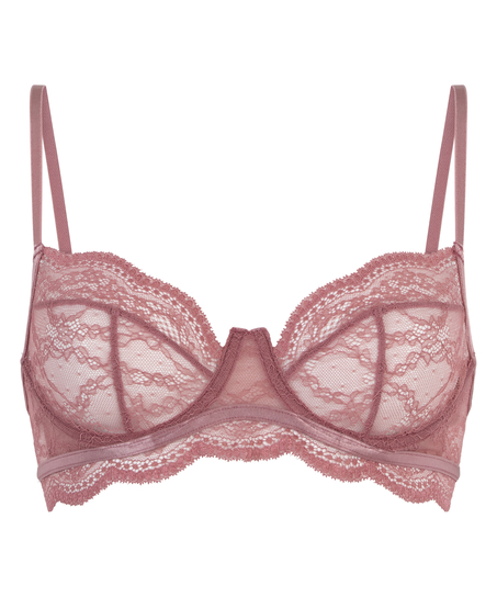 Soutien-gorge non-rembourr&eacute; &agrave; armatures Isabelle, Rose