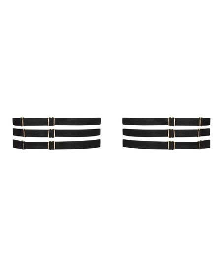 Suspender cuffs, Zwart