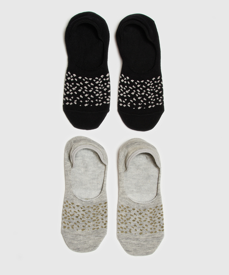 2 Paires de Chaussettes, Noir
