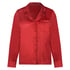 Jacket lange mouwen Satijn, Rood