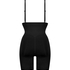Naadloze corrigerende Thigh Slimmer, Zwart
