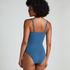 Maillot de bain Shaping Scallop, Bleu