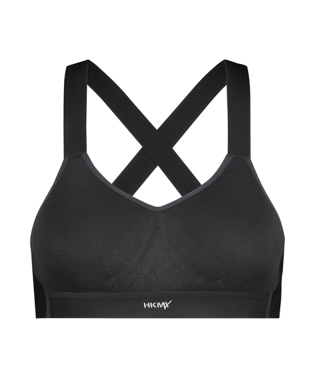 HKMX Brassière de sport The Infinity Level 2, Noir