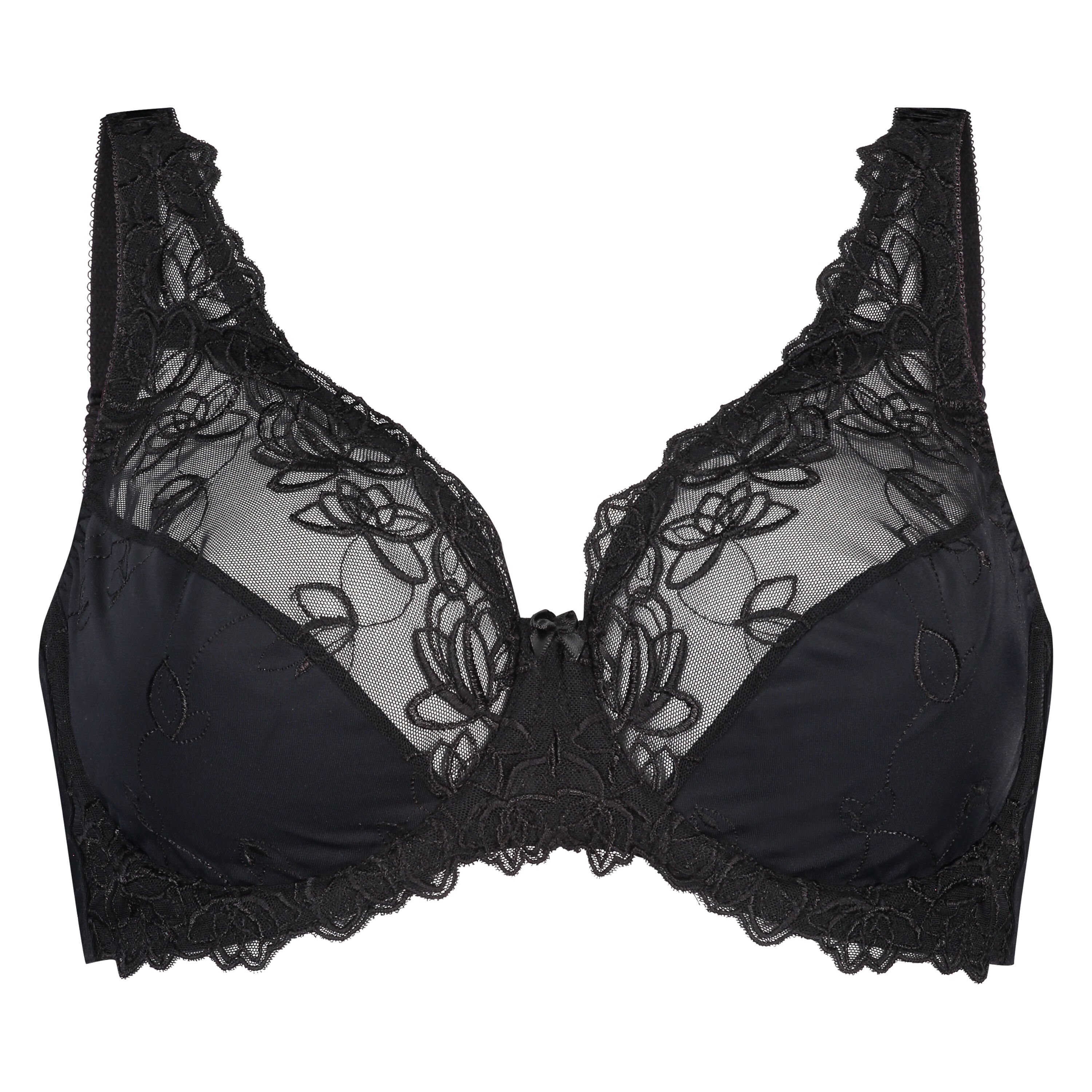 Soutien-gorge &agrave; armatures non-pr&eacute;form&eacute; Diva, Noir