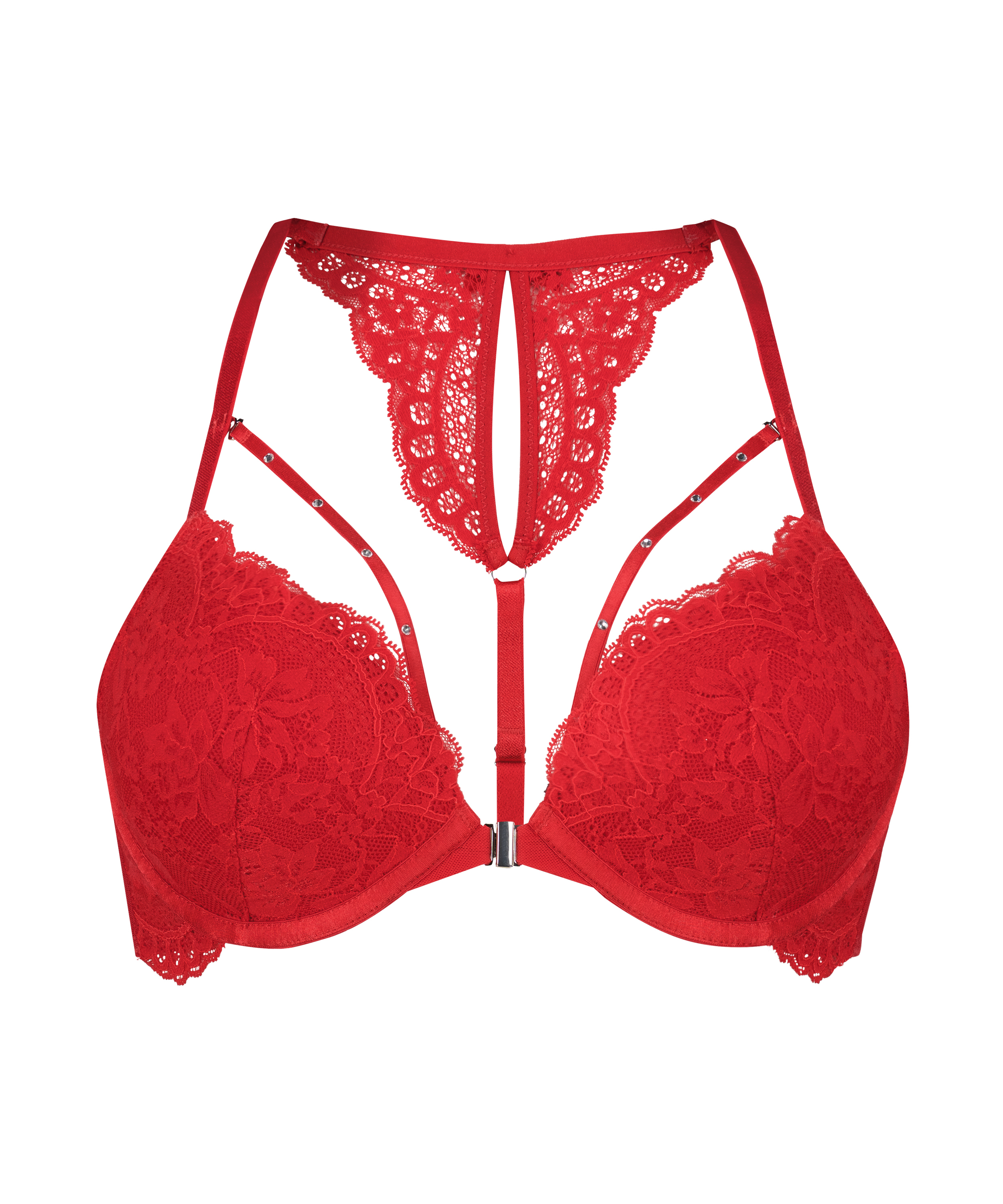 Soutien-gorge &agrave; armatures pr&eacute;form&eacute; push-up Mariah, Rouge, main
