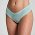 Slip br&eacute;silien V-shape mesh, Bleu