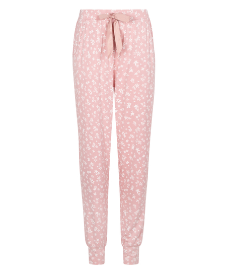 Pyjamabroek Jersey, Roze