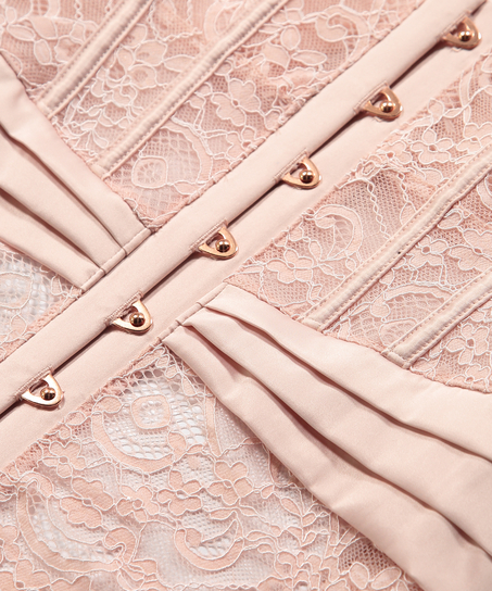 Bustier rembourr&eacute; &agrave; armatures Amelia, Rose