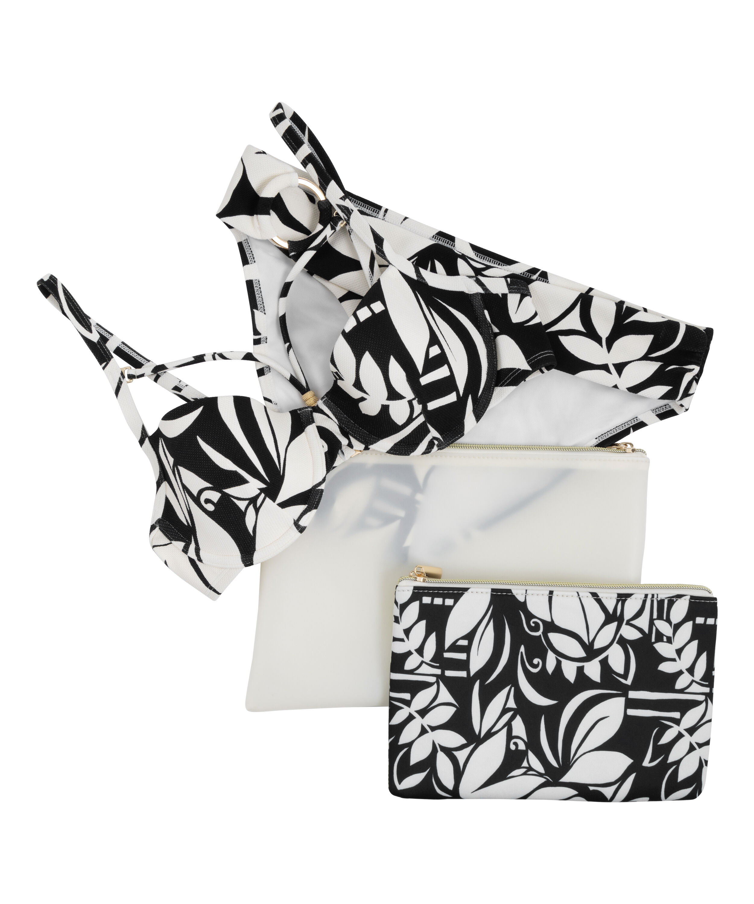 Pochette pour bikinis, Noir