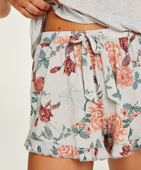 Korte pyjama set, Grijs