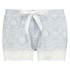 Pyjama short Jersey lace, Blauw