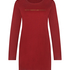 Nachthemd ronde hals, Rood