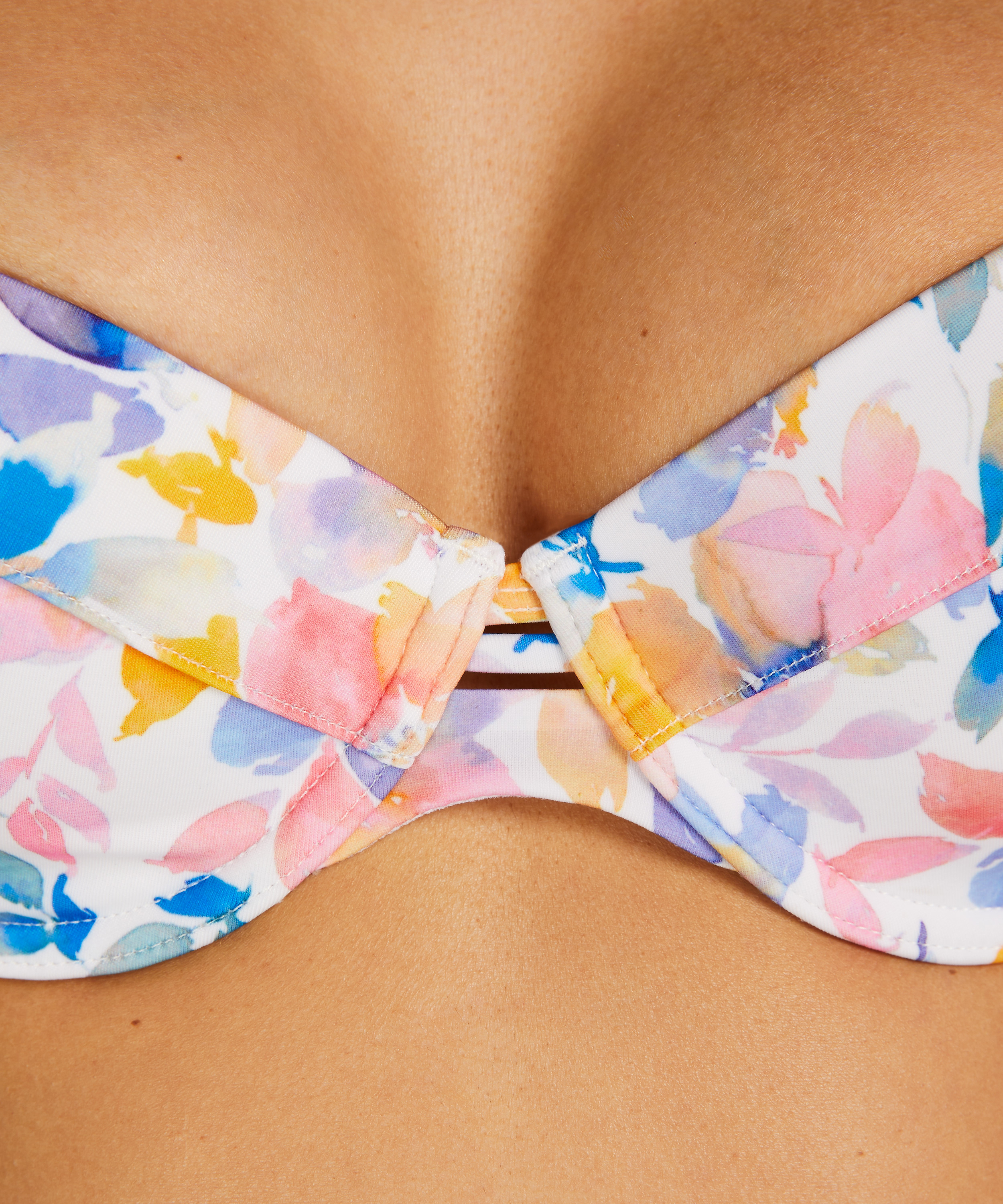 Voorgevormde beugel bikinitop Palma, Wit, main