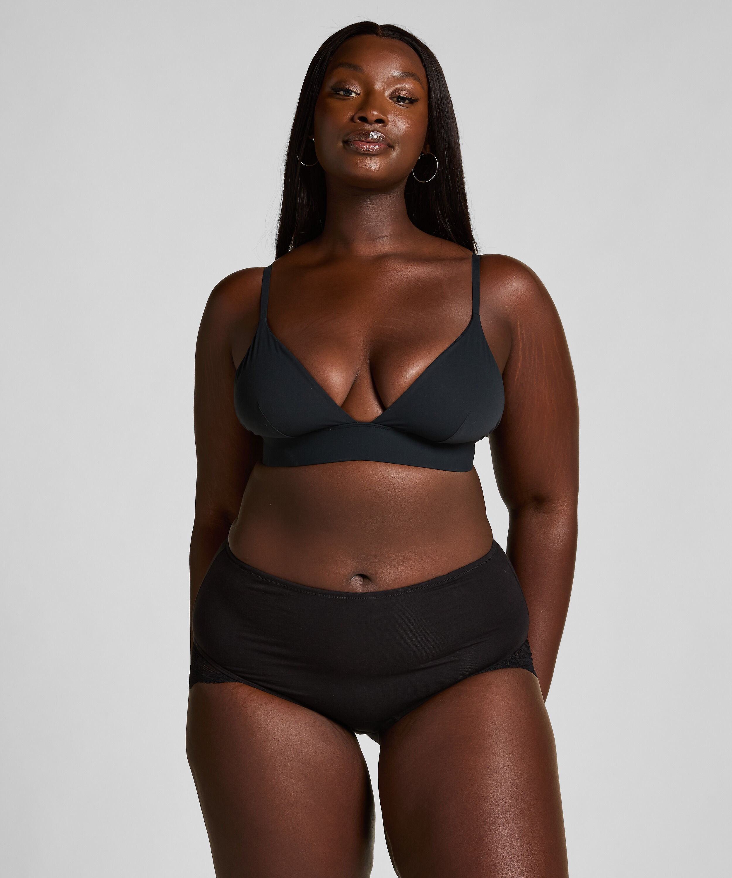 Superslip maxi kant, Zwart