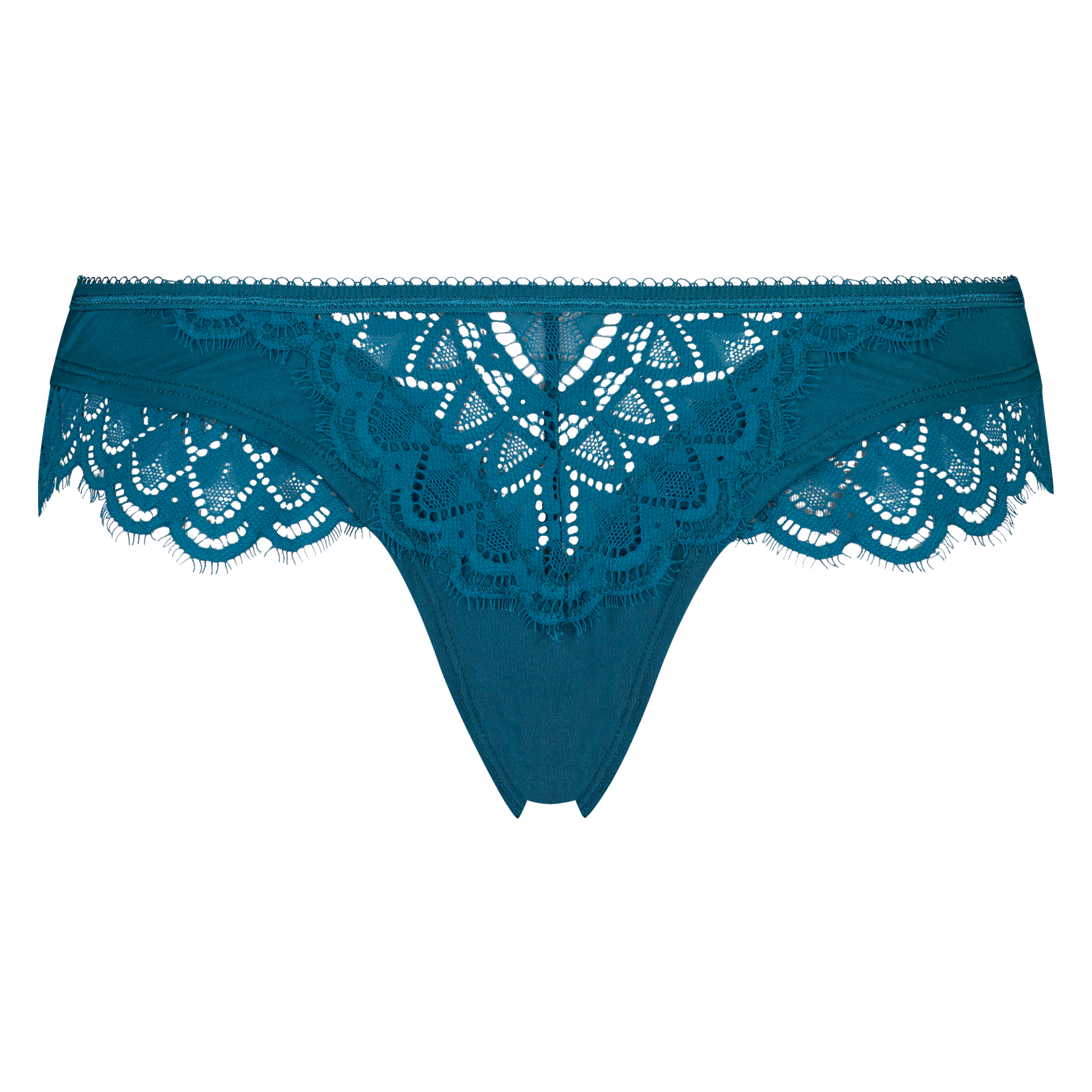 Br&eacute;silien jambe haute Ariana, Bleu, main