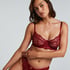 Soutien-gorge non-rembourr&eacute; &agrave; armatures Isabelle, Rouge