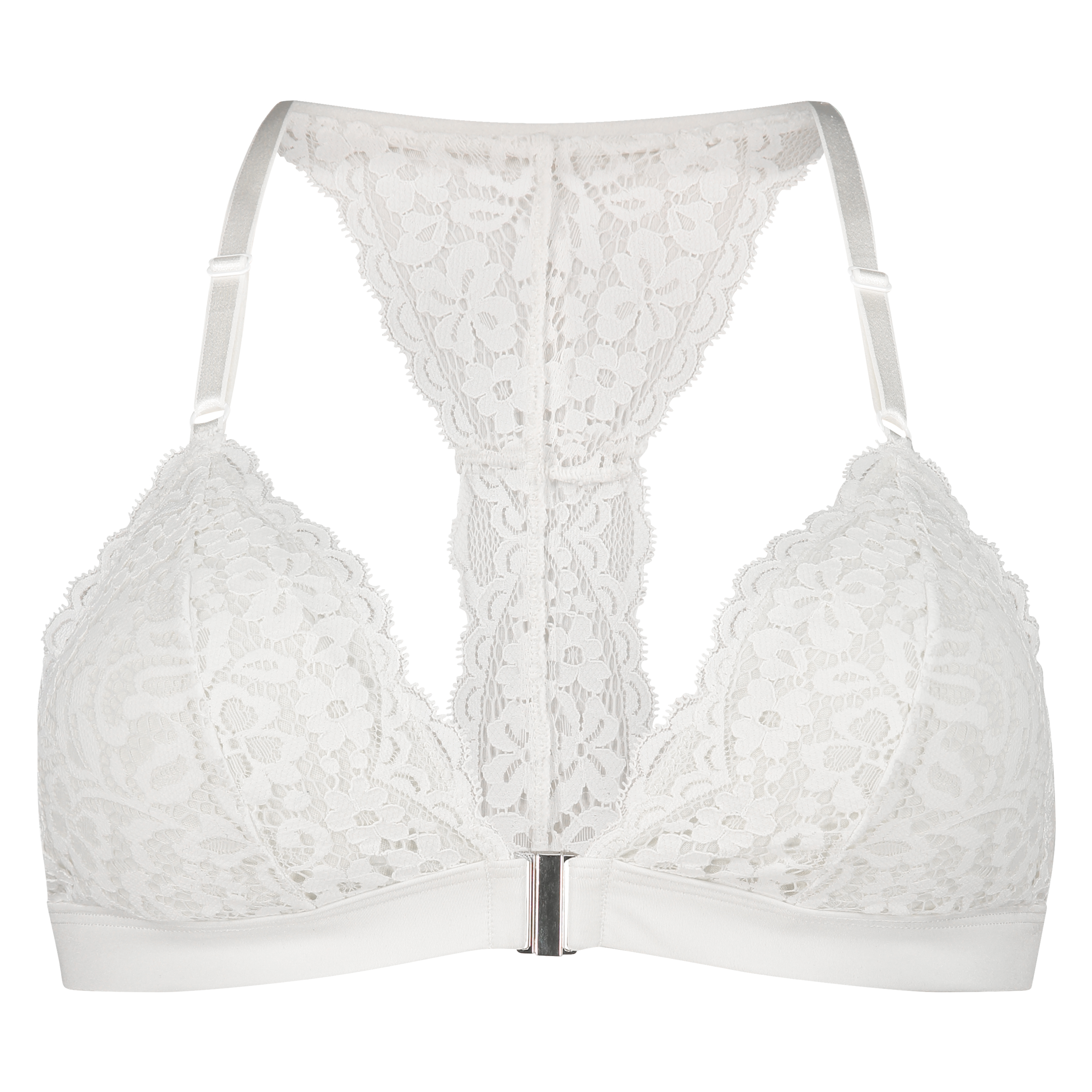 Voorgevormde triangle bralette Marina, Wit, main