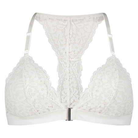 Voorgevormde triangle bralette Marina, Wit
