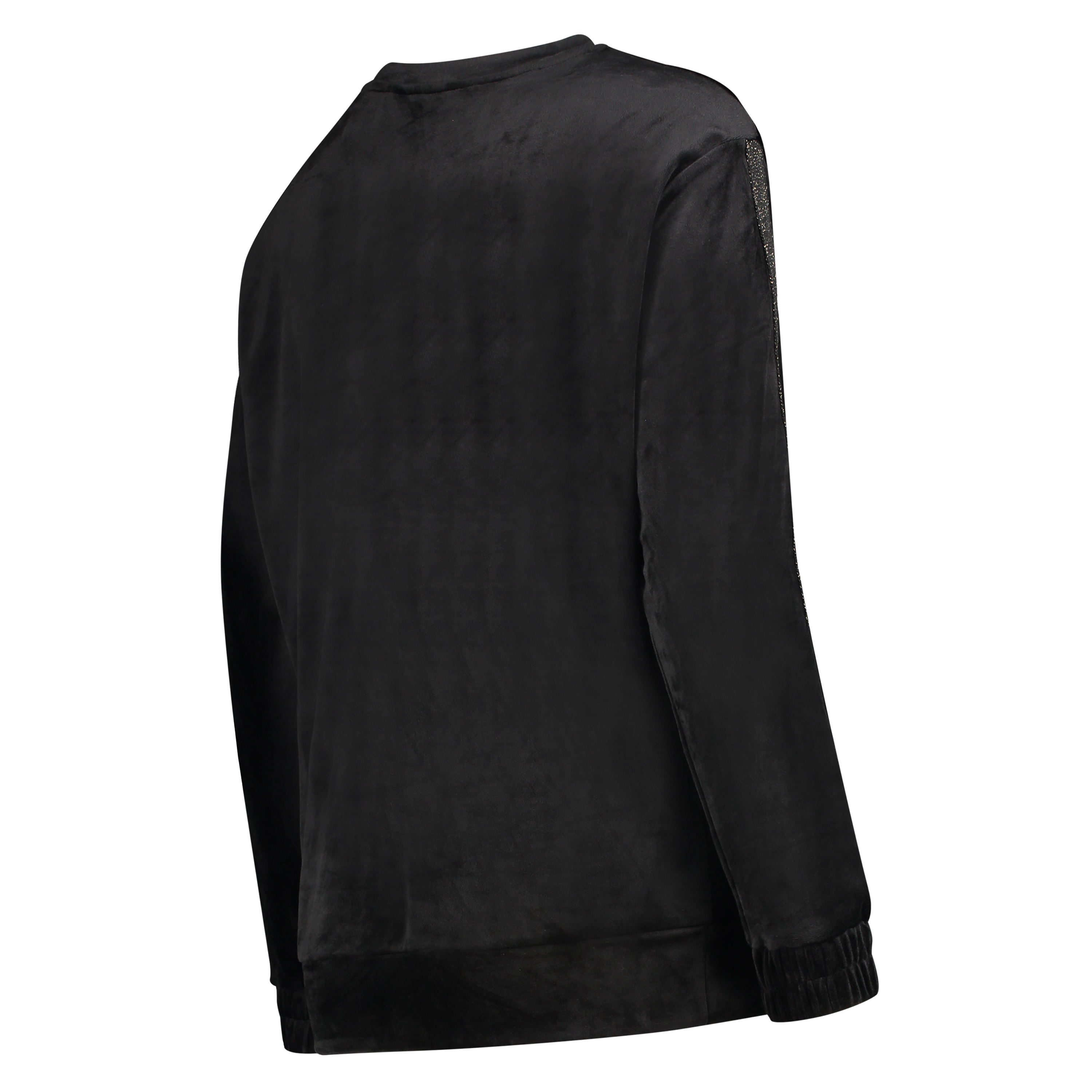 Top de grossesse en velours Shimmer, Noir, main