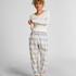 Pantalon de Pyjama Flanel, Bleu