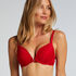 Voorgevormde push-up beugel bh Maya, Rood