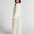 Pyjama Top Loose Pointelle, Blanc