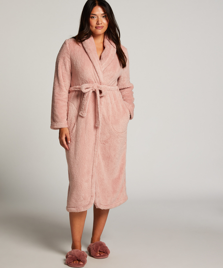 Badjas Fleece, Roze