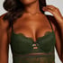 Voorgevormde longline beugel bh Saffron, Groen