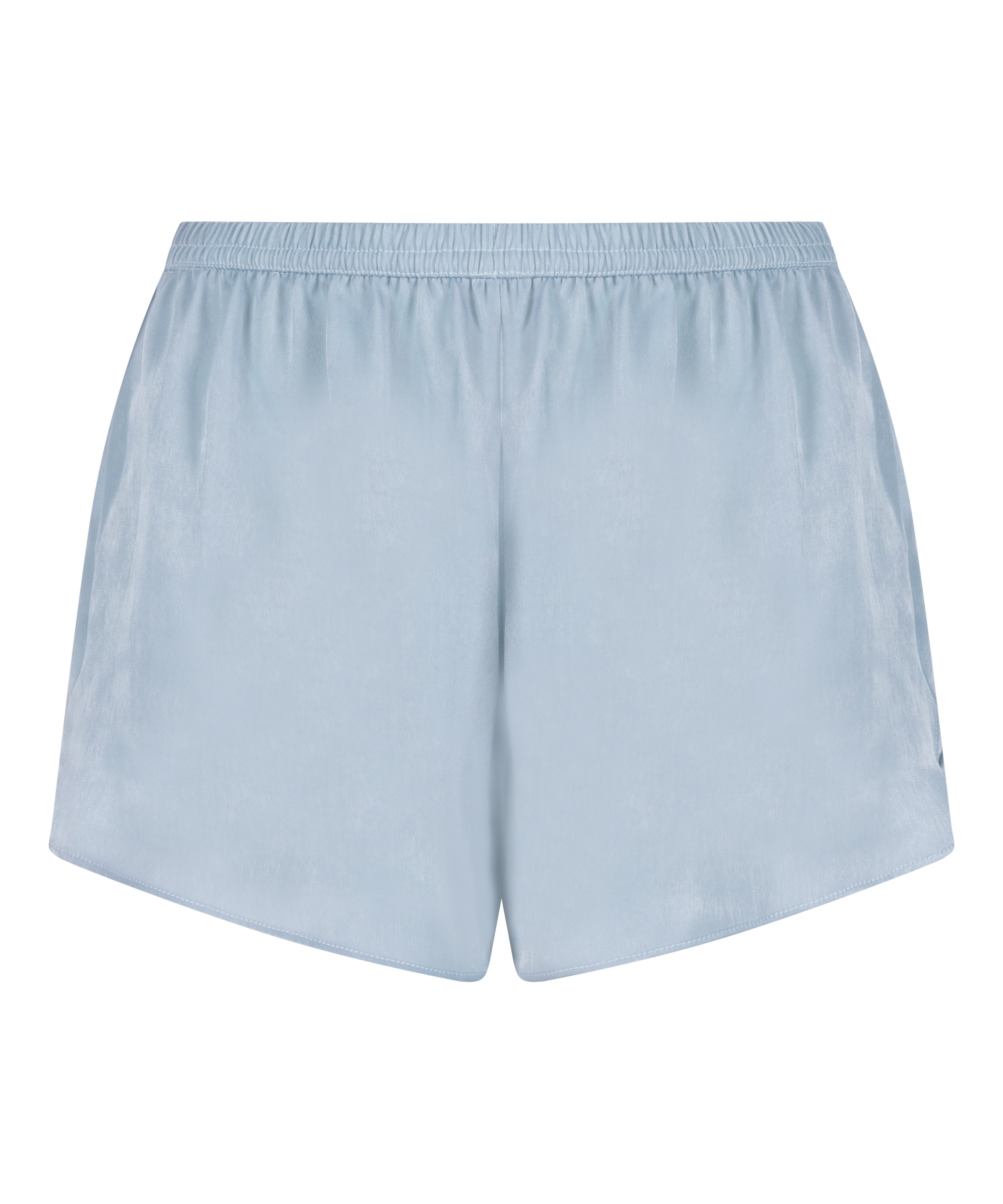 Minimal satijnen short, Blauw, main