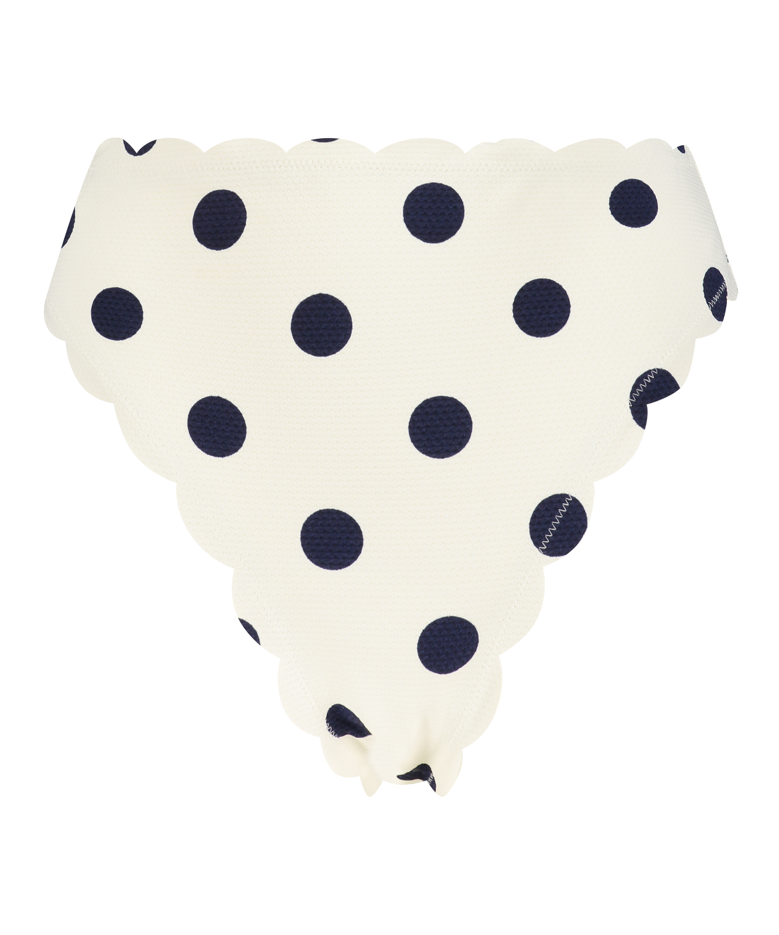 Hoog uitgesneden bikinibroekje Scallop, Wit, main