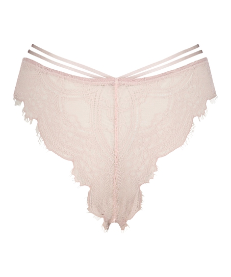 Slip brésilien échancré Sian, Pourpre