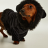 Fleece honden onesie Lucy Hale, Zwart