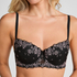 Soutien-gorge &agrave; armatures rembourr&eacute; Chloe, Noir