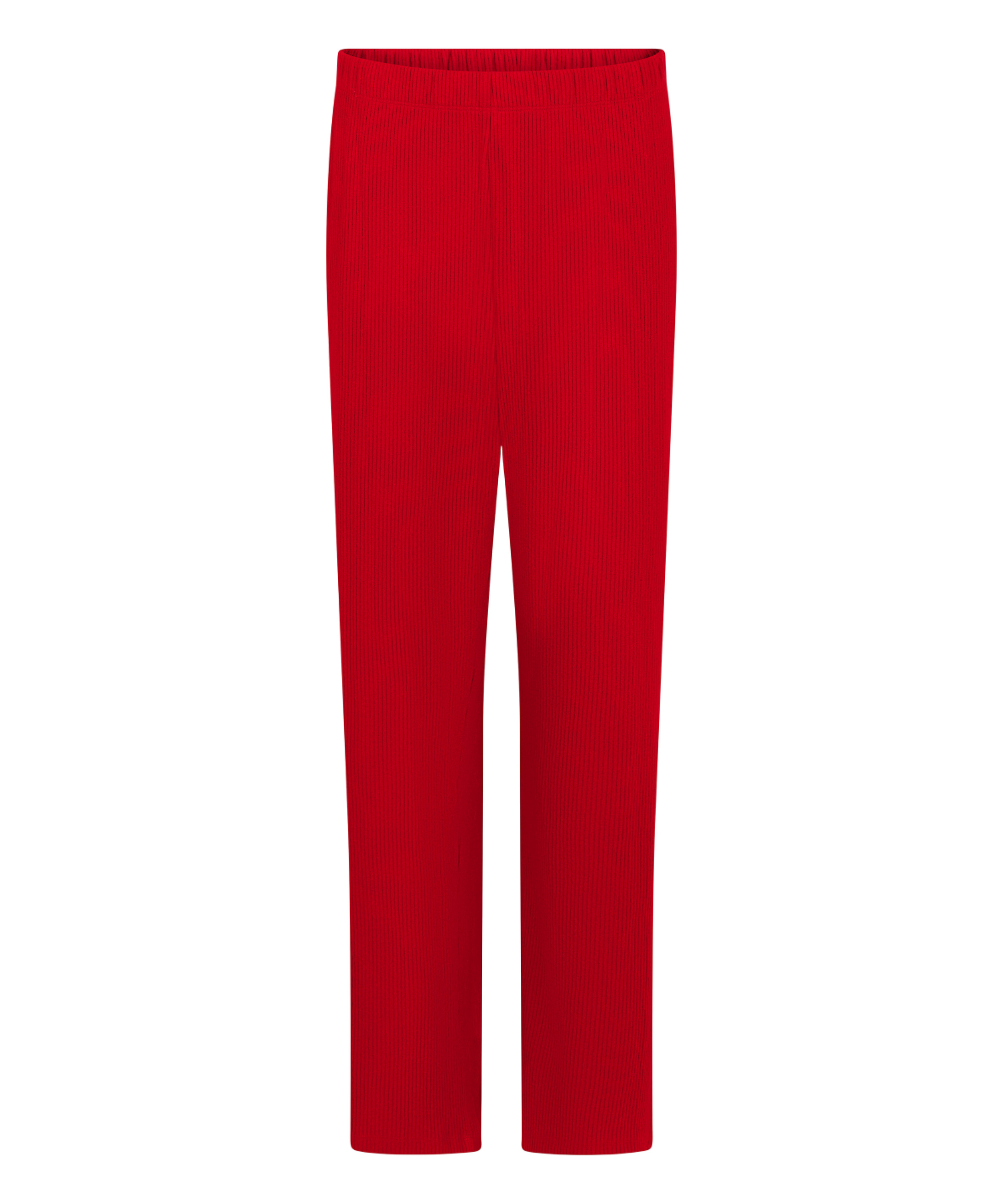 Broek Brushed Jersey, Rood, main