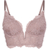 Soutien-gorge &agrave; armatures rembourr&eacute; longline Essie, Pourpre
