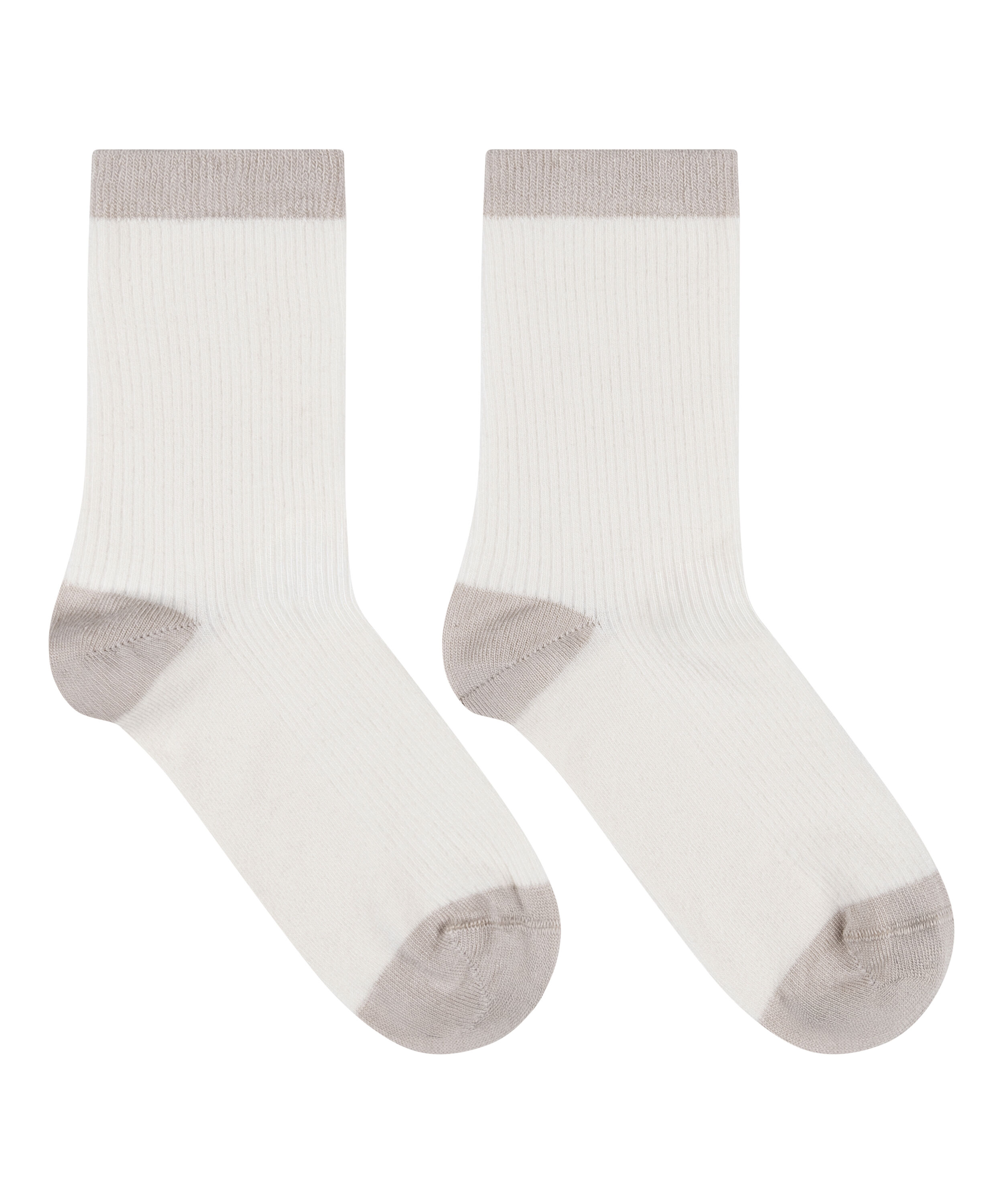 Chaussettes courtes en modal, Blanc