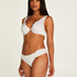 Slip de Bikini Rio Scallop, Blanc