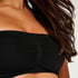 Top bandeau Seamless, Noir